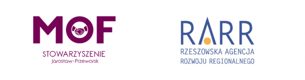 Logotypy Stowarzyszenia MOF i RARR