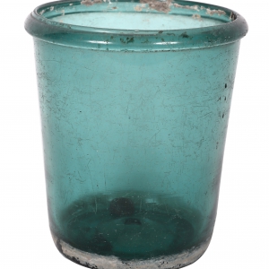 Doniczka szklana, XIX wiek, Niwiska - zdjęcie