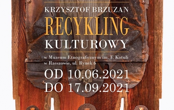 Plakat do wystawy Recykling kulturowy