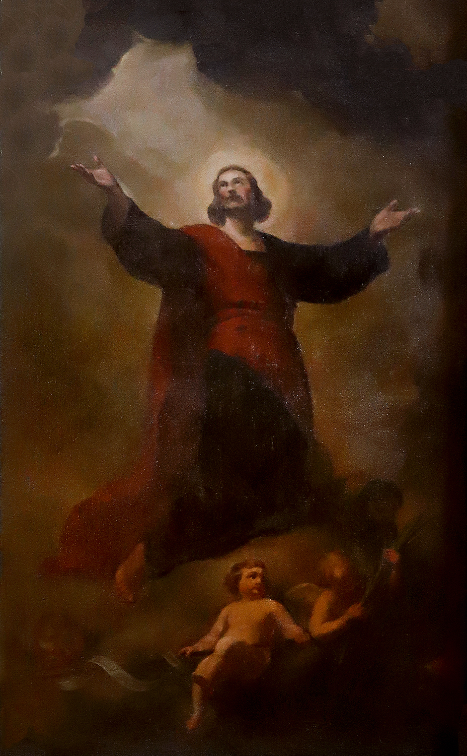 św. Juda Tadeusz, obraz w ołtarzu bocznym w kościele farnym w Rzeszowie