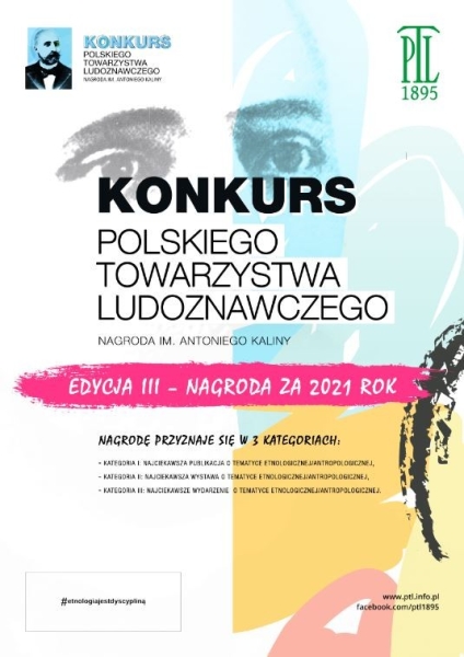 Plakat Konkurs Polskiego Towarzystwa Ludoznawczego Edycja III