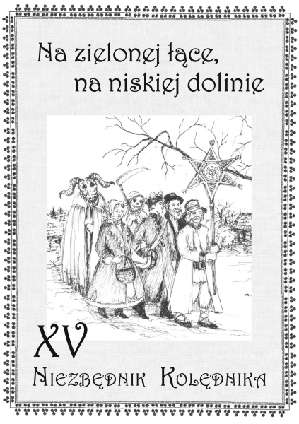 Okładka Niezbędnika Kolędnika nr 15. grafika przedstawiająca kolędników
