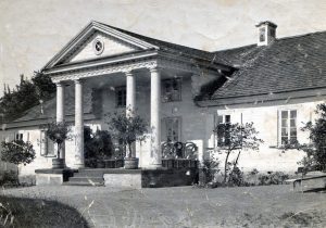 Czombrów w latach I wojny. Fot. Jan Bułhak