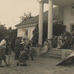 Na filmowym planie Pana Tadeusza w Czombrowie. Sierpień 1928 r.