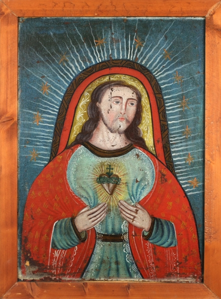 Chrystus - obraz ludowy z okolic Lwowa