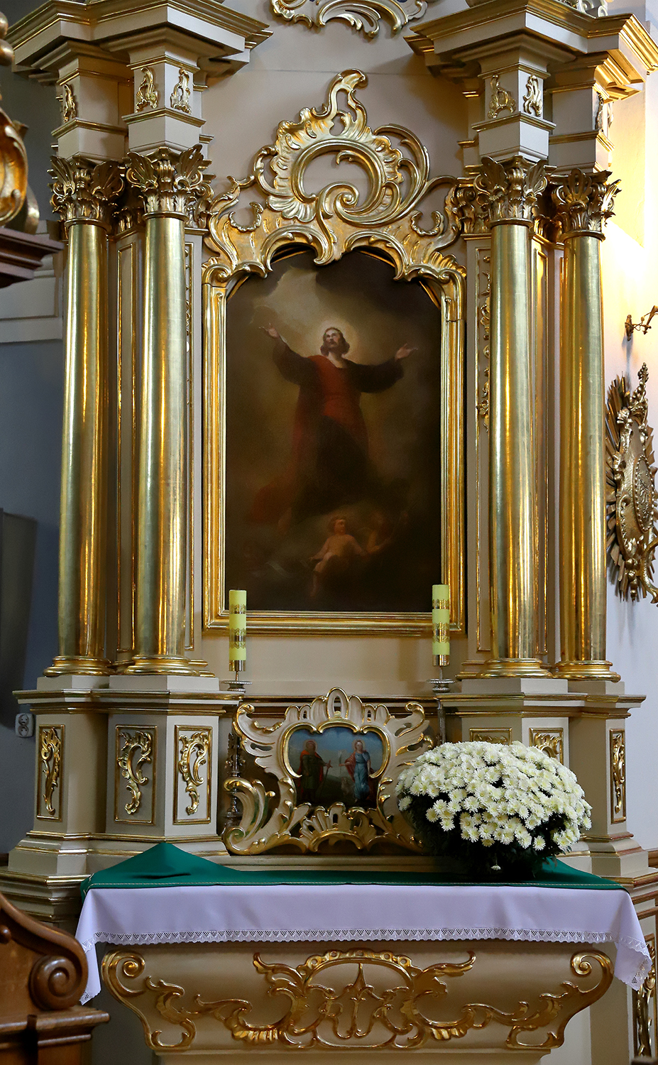 ołtarz boczny św. Judy Tadeusza w kościele farnym w Rzeszowie