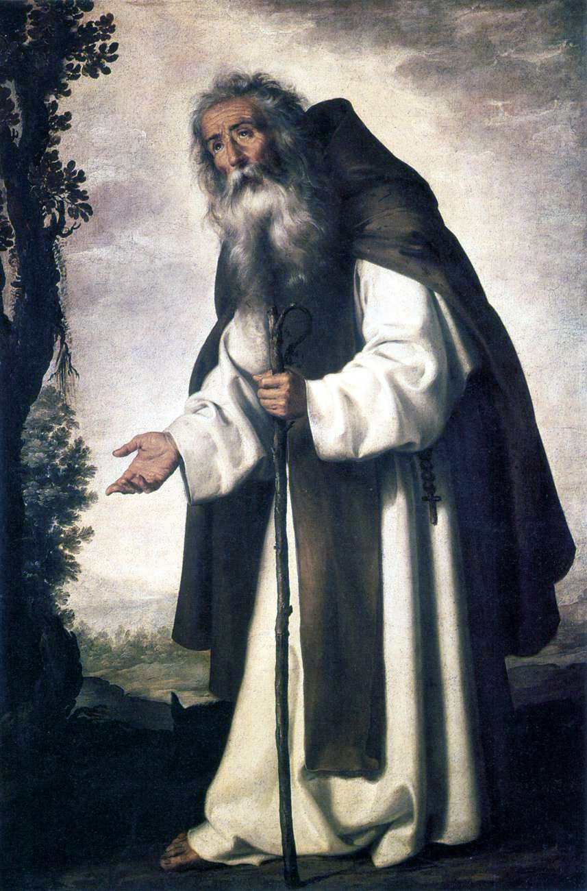 Święty Antoni Wielki- Francisco de Zurbarán , XVII wieku