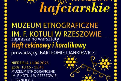 Warsztaty – rzeszowski haft cekinowy